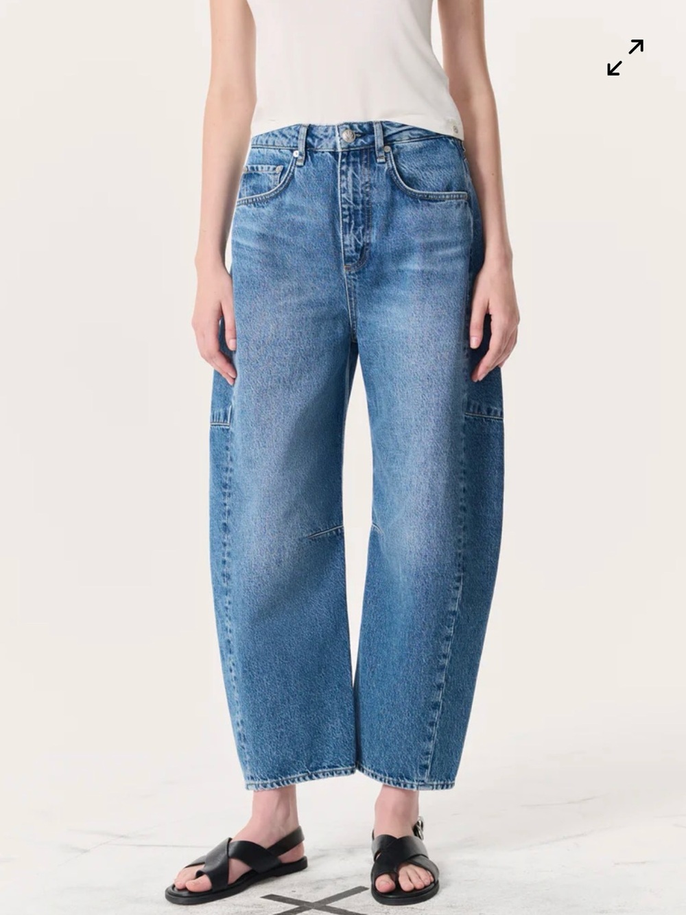 Rag and Bone Charlie Ankle-Length Barrel
Jeans